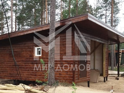 Каркасный гараж в Песочном Ленинградской области - фотоотчет строительства
