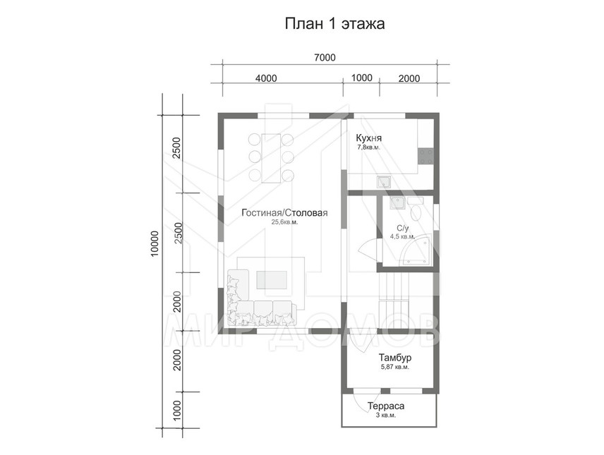 Проект дома «Дачный-10»