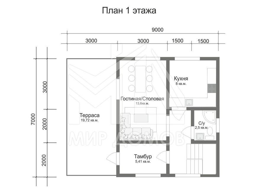 Проект дома «Дачный-11»