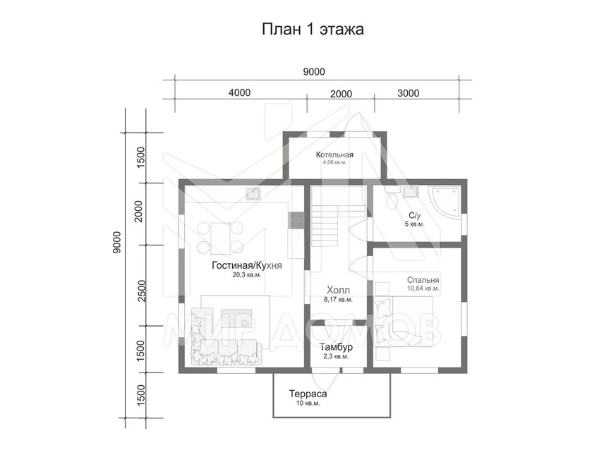 Проект дома «Дачный-14»