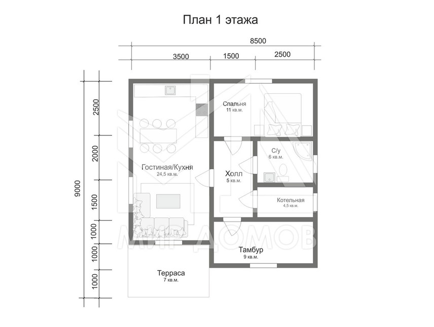 Проект дома «Дачный-17»