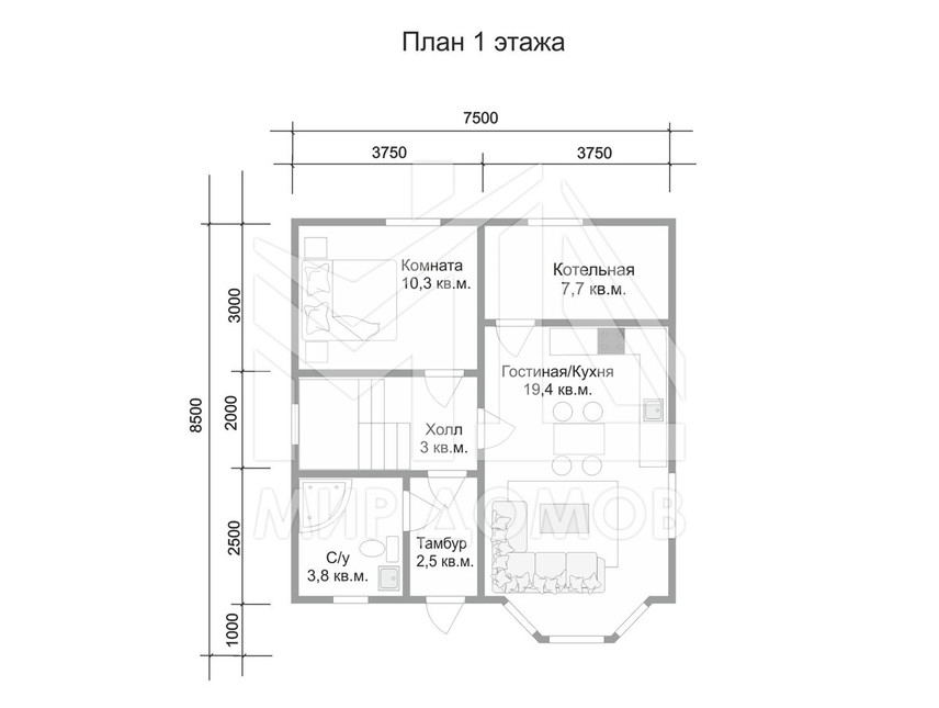 Проект дома «Парголово-3»