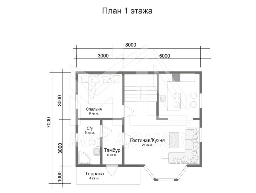 Проект дома «Парголово-4»